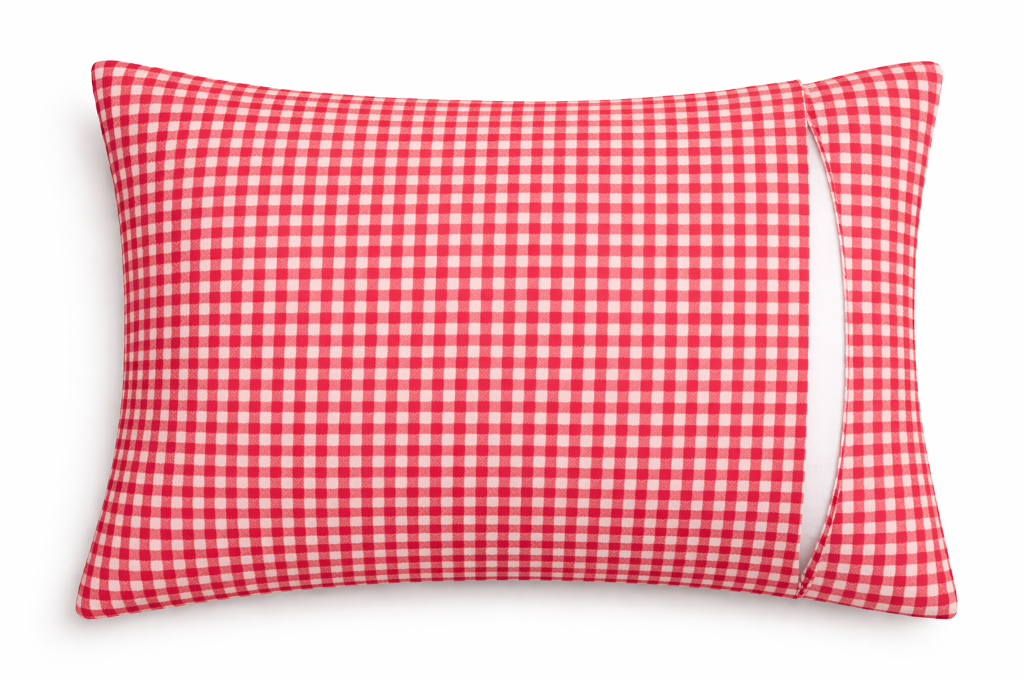 Red Checked Hospital Bed Sheet with Pillow Cover– Soft, Breathable & Durable | Size (57 X 90 inches) | Pack Of 2