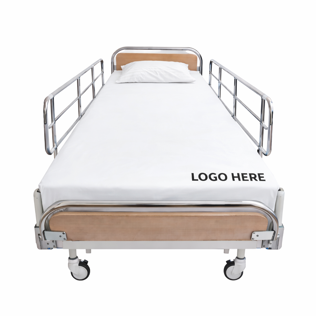 White Hospital Bed Sheet – Soft, Breathable & Durable | Size (57 X 90 inches ) | Pack Of 2