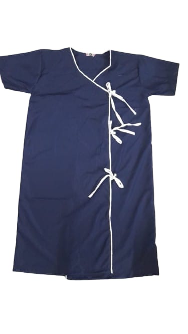 Hangerage Front-Open Patient Gown | Unisex | Free Size | Comfortable, Accessible, and Durable