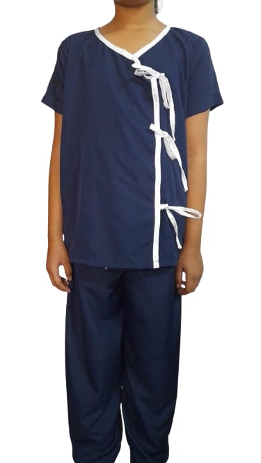 Hangerage Front-Open Patient Kurta-Pajama | Unisex | Free Size | Comfortable, Accessible, and Durable