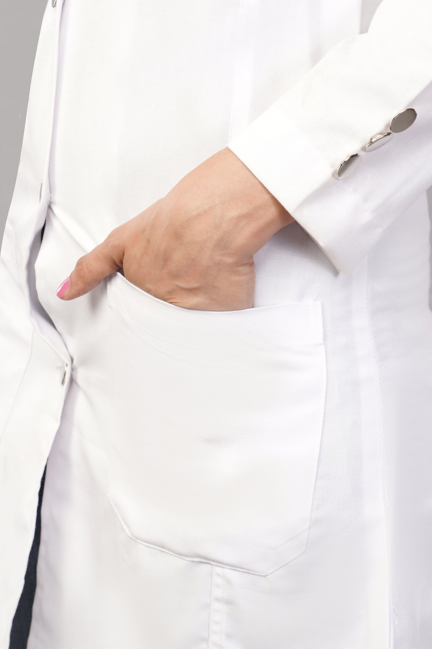 Hangerage Female Doctor Coat | Unisex | Stylish, Comfortable | Full Sleeves | Ideal For Health care Professionals | Sizes XS - 2XL