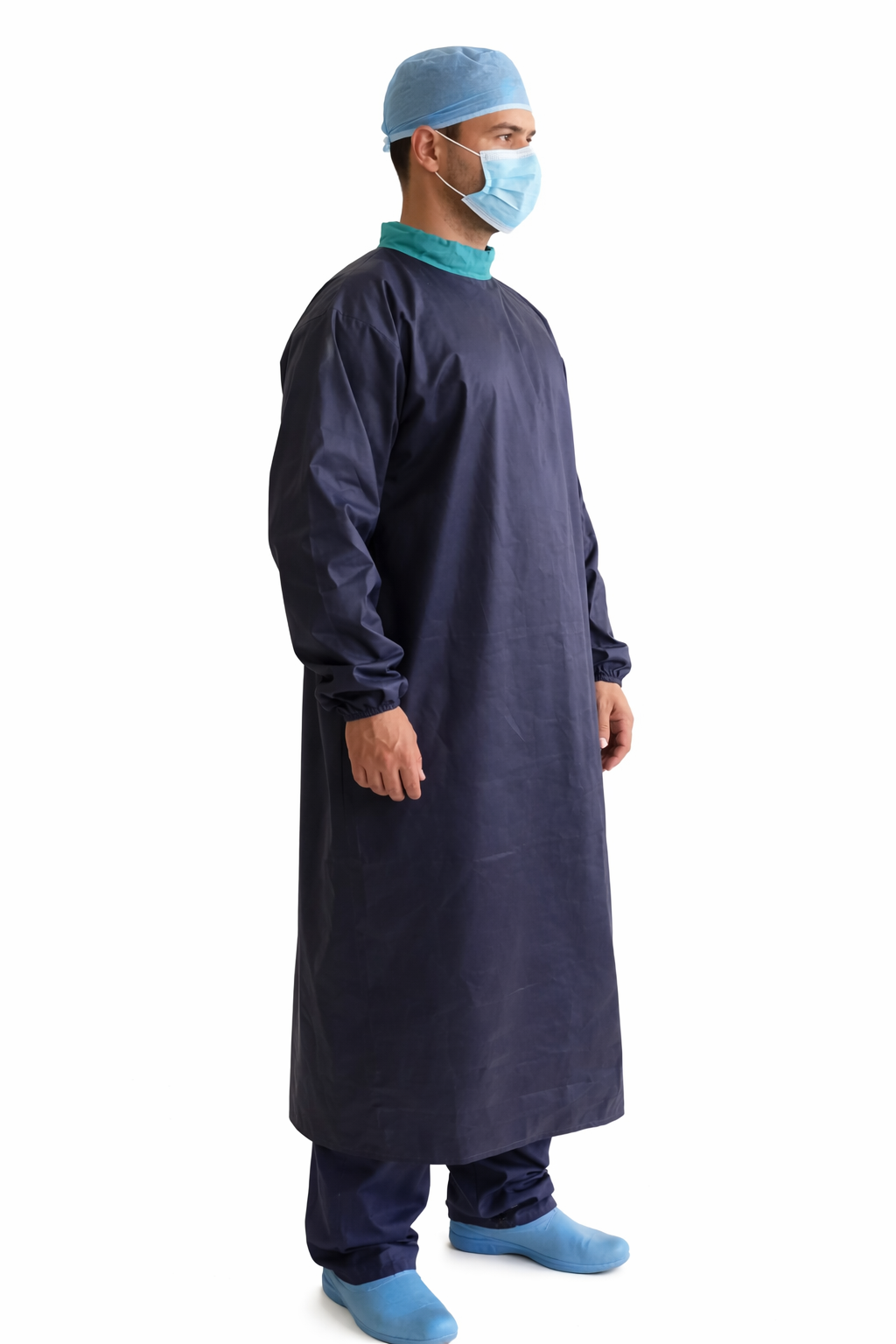 Surgeon Gown – Full Tafta Gown | Medical OT Protective Wear | Free Size