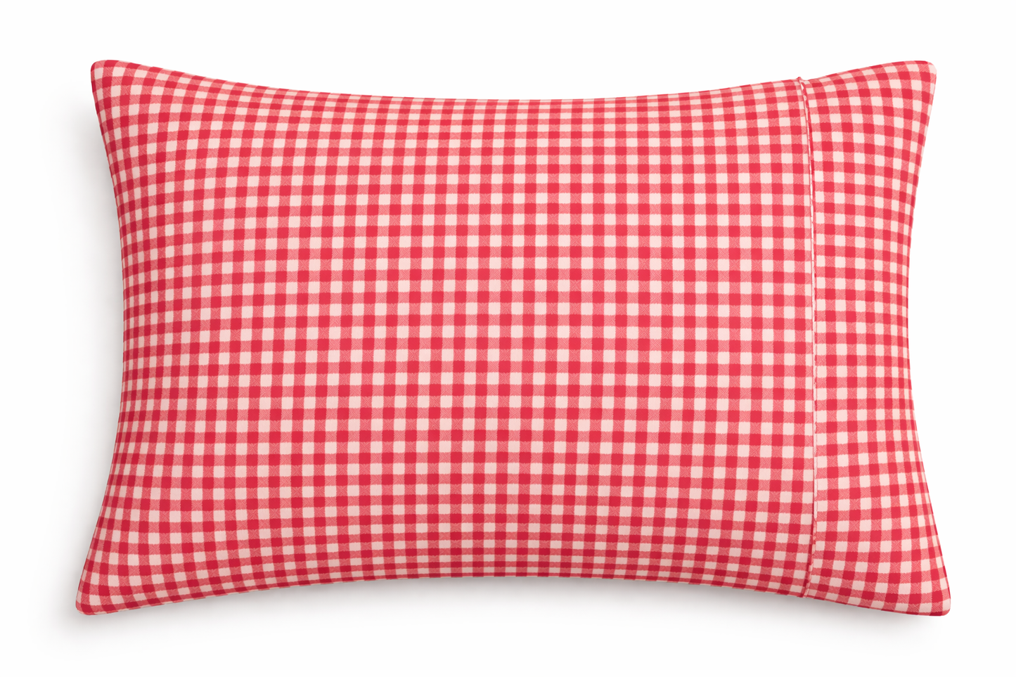 Red Checked Hospital Bed Sheet with Pillow Cover– Soft, Breathable & Durable | Size (57 X 90 inches) | Pack Of 2