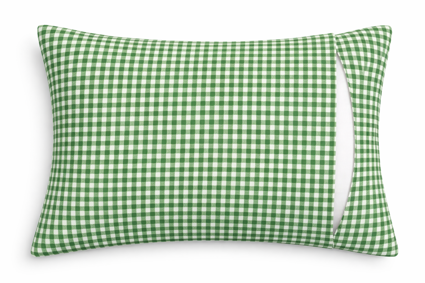 Green Checked Hospital Bed Sheet with Pillow Cover– Soft, Breathable & Durable | Size (57 X 90 inches) | Pack Of 2