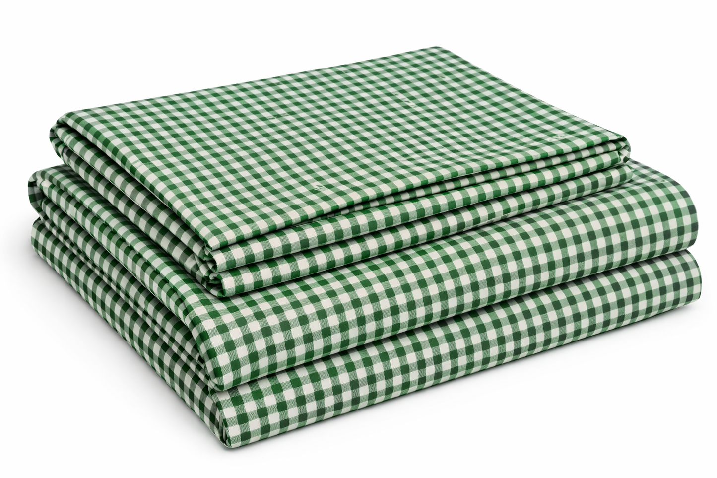 Green Checked Hospital Bed Sheet – Soft, Breathable & Durable | Size (57 X 90 inches) | Pack Of 2