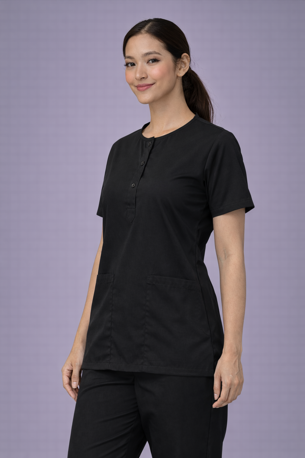 Female Premium Rust Color | Half Sleeves Scrub Set | Round Neck | Doctor & Medical Uniform | Hospital & Clinic Wear