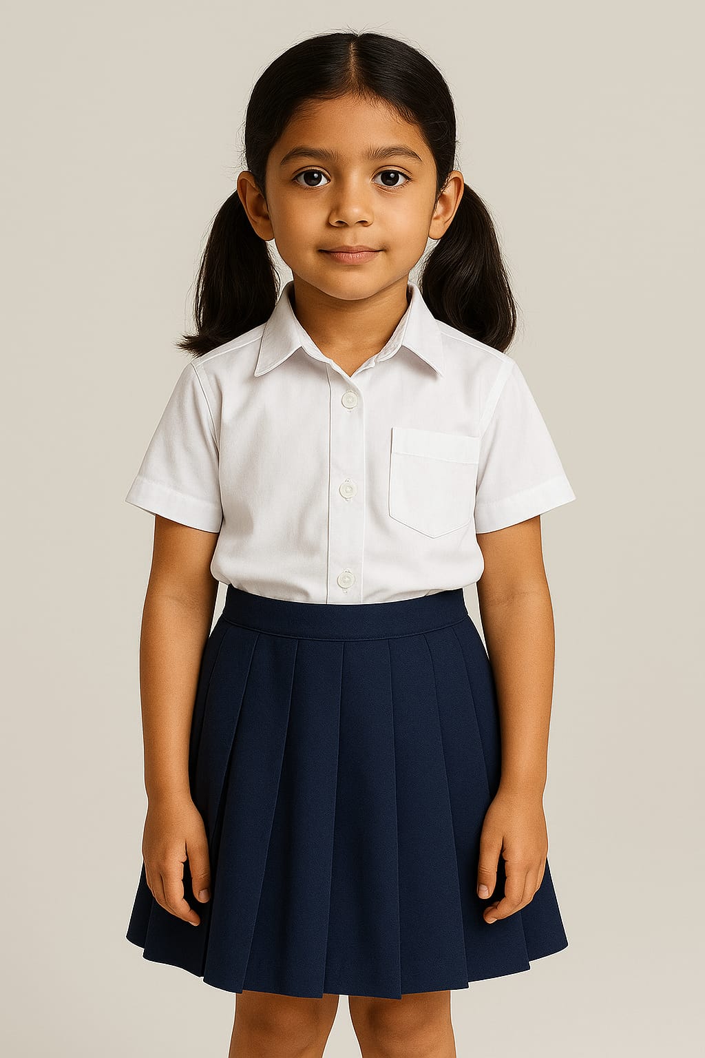 Grogoo-lifestyle Navy Blue Skirt | Pleated Navy Blue Skirt | School  Skirt | Sizes (22-38) Pack Of 2